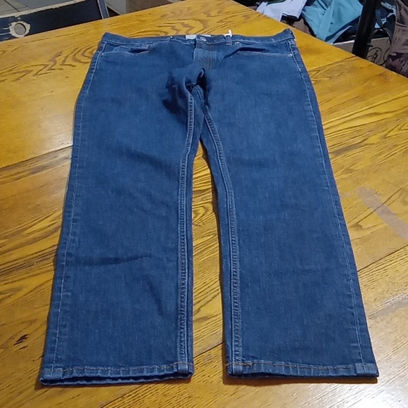 EVERLANE MEN'S Jeans DENIM Pants New Slim Organic    34 x 32 Blue Deep Indigo - Picture 2 of 8